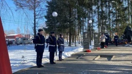 In the village of Prepure Yaroslavl region, the opening of the Eternal Flame took place