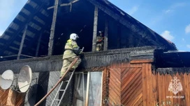 Жилой дом горел в Первомайском районе