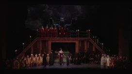 The audience presented scenes from Mussorgsky’s unfinished opera “Salambo”