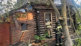 Частный дом сгорел в Иванове накануне вечером