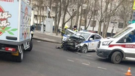 Актер Матросов на Porsche столкнулся с машиной ДПС в Москве, есть пострадавшие