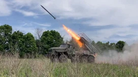 Расчеты РСЗО "Град" группировки "Запад" уничтожили БМП Marder с десантом ВСУ