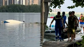 Катер с детьми врезался в опору ЛЭП на Воронежском водохранилище, жертв нет