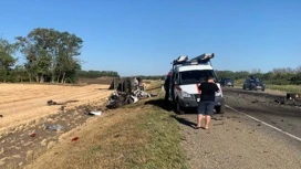 Три человека погибли в ДТП с грузовиком под Ейском