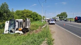 Один человек погиб и шестеро пострадали в ДТП с маршруткой под Рязанью