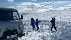 Em Dagestan restaurou a fonte de alimentação em três áreas após mau tempo