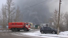 В Подмосковье локализовали пожар на складе на площади 9,5 тыс. кв. м