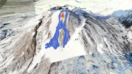 Super volcanology: Nameless volcano in Kamchatka squeezes a viscous lava block