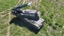 Российские ЗРК "Бук" прикрывают военные подразделения и населенные пункты