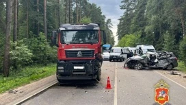 В аварии с грузовиком в Балашихе погиб ребенок, еще четыре человека пострадали