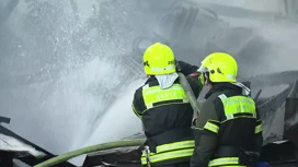 Пожар возник в Подмосковье на территории НИИ, люди застряли на верхних этажах