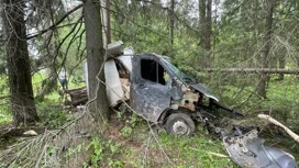 Водитель уснул за рулем и вылетел с дороги в Ивановской области