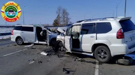 Ein Unfall mit einem tödlichen Ausgang auf der Straße "Entrance to Blagoveshchensk"