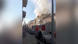 Un fort incendie a éclaté dans un immeuble résidentiel au centre de Rostov-on-Don