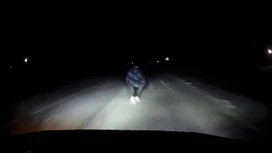 Police released footage of a fatal accident with a pedestrian in the Rostov region