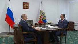 Путин встретился с главой Якутии