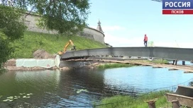 Новый мост через Пскову планируют сдать в эксплуатацию раньше срока