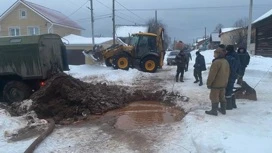 Более 2 тысяч жителей Воткинска остаются без воды из-за порыва