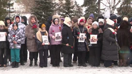 Realmente em honra do 82o aniversário do fim da Batalha de Estalinegrado foi realizada em Tyumen