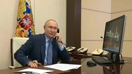 Путин обсудил с Мирзиеевым свой госвизит в Узбекистан