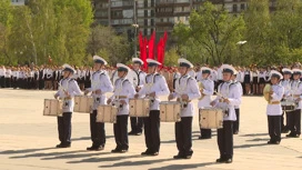 Смотр строя и песни прошел в Тюмени