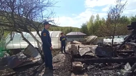 В Челябинской области двое пенсионеров сгорели в садовом доме