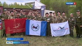 Парфинском районе прошел фестиваль поисковой и военной песни "Дорогами памяти и поиска"