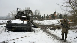 In the Kursk region, Russian soldiers found a Swedish infantry fighting vehicle with a dead crew