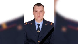 A Horlivka a dit au revoir au policier mort Pogulyayev, reflétant l'attaque de l'UAV