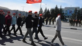 Военный парад начали репетировать в Белогорске