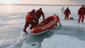 Под Липецком трое рыбаков провалились под лед пруда, один погиб