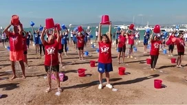 ジェレンデジックでは、氷水で大規模なドージングをした