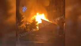 In the Frunze district of Yaroslavl burned a private house