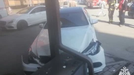 Dos niños resultaron heridos en un accidente en la calle General Dzusov