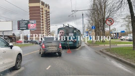 Авария на улице Куконковых в Иванове спровоцировала огромную пробку