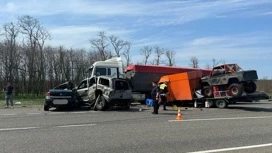 Мужчина и женщина погибли в аварии в Усть-Лабинском районе