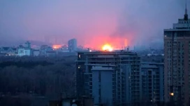 Les habitants de Kiev avant l'explosion ont remarqué un objet semblable à une météorite