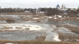 В Суздале уровень воды в Каменке поднялся почти на полтора метра