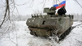 Russian fighters destroyed the American M113 AFU armored personnel carriers in the Zaporozhye region