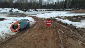 В Вавожском районе Удмуртии закрыли движение по мосту через реку Вала