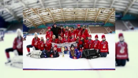 “Waited Ball” unsere Mädchen aus dem Krasnoyarsk Hockey-Team gewann das Gold des allrussischen Turniers