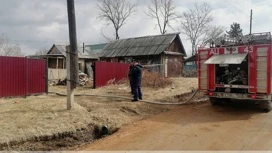 В Приморье пожар унес жизни бабушки и внука