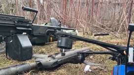 APU during the retreat abandoned in the Sudzhansky district ready to launch drones