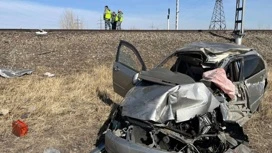 Иномарка попала под поезд в Забайкалье