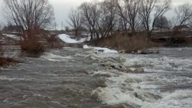 В Липецкой области затопило дорогу через реку Дон возле Никольского