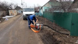 Липецкие спасатели откачали талую воду из 17 домов в 6 районах