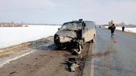 На трассе в Марий Эл водитель иномарки врезался в экскаватор