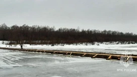 Между Нижегородской областью и Чувашией открыли ледовую переправу