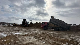 В селе Новомихайловка завершается рекультивация мусорного полигона