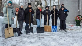 В Томске продолжается городской конкурс "Снежная вахта-2024"